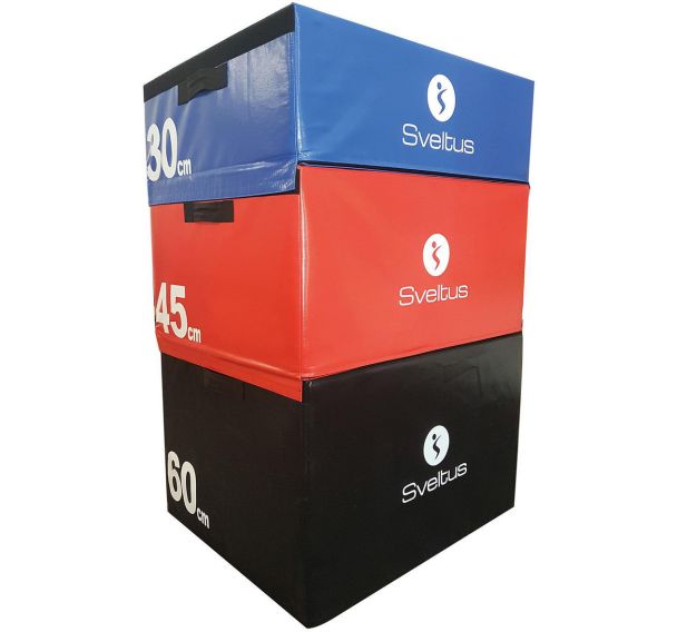 Set de 3 plyobox mousse 30/45/60 cm Sveltus