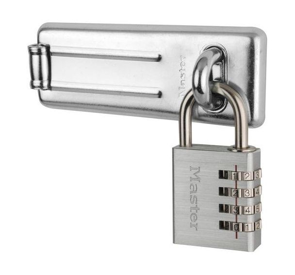 Set de 4 Cadenas à combinaison avec moraillon