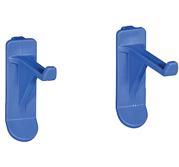 Set de 5 Assortiment de crochets StorePlus Flex P 30+40 bleu