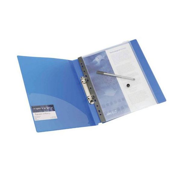 Set de 6 Pochette à document avec perforation A4 transparent