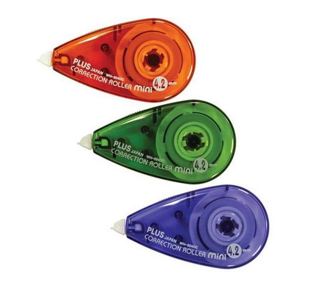 Set de 6 Roller correcteur ''MINI'', 402 mm x 6 mm