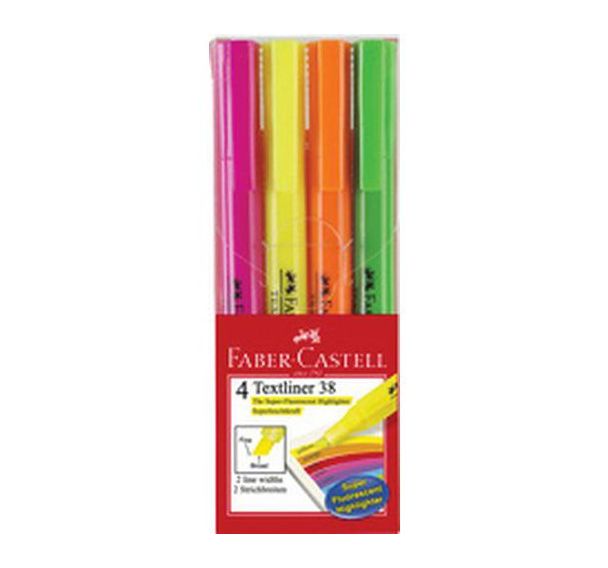 Set de 6 Surligneur TEXTLINER 38, étui de 4