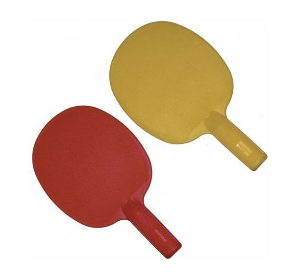 Set de 6 raquettes ping-pong plastique