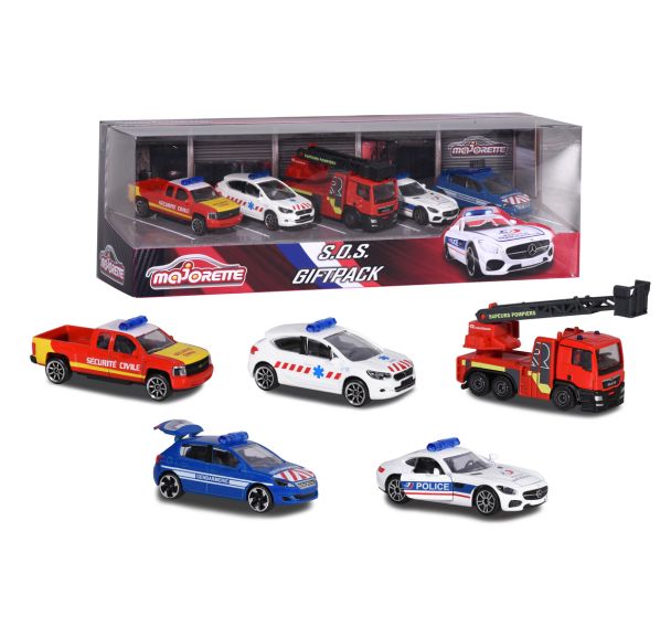 Set de véhicules de secours majorette