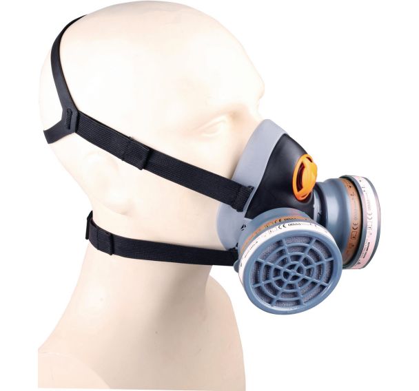 Set demi-masque M6400 avec 2 galettes A2P2 M6400 MARS KIT