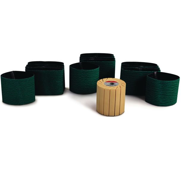 Set pour acier inoxydable pour le ponçage de surfaces