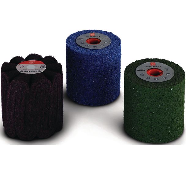 Set pour acier inoxydable pour le satinage de surfaces