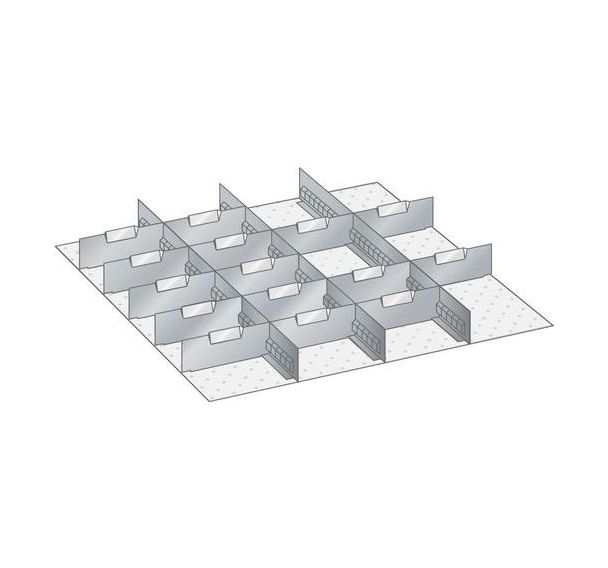 Set séparations pour tiroirs LISTA 71 cm