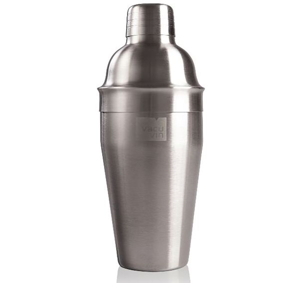 Shaker à cocktail en acier brossé