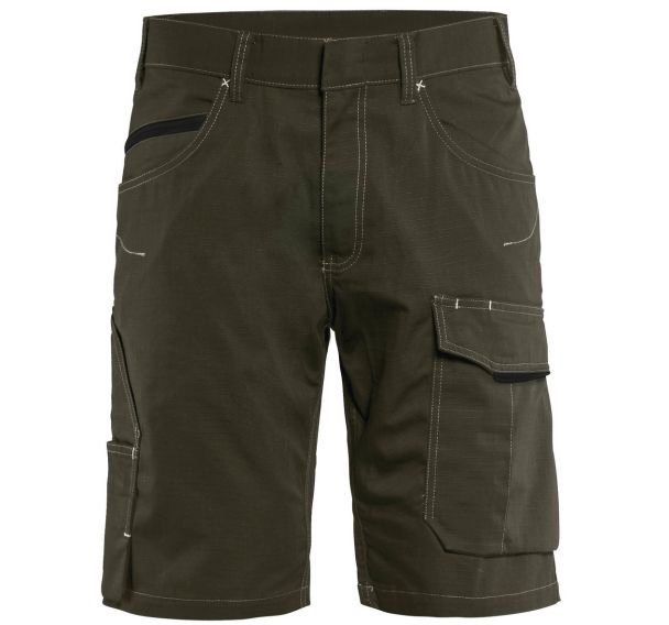 Short services vert olive/noir