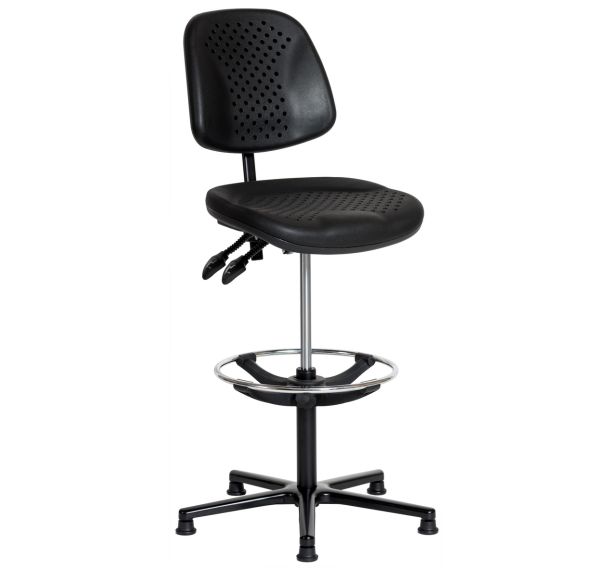 Siège Airplus assise haute réglable sur patins repose-pieds