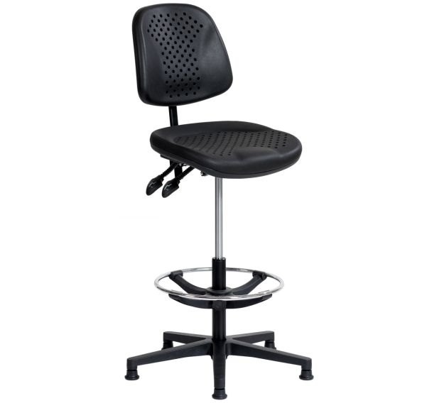 Siège Airplus ergonomique assise haute sur patins polyamide