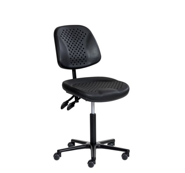 Siège Airplus ergonomique sur roulettes embase aluminium