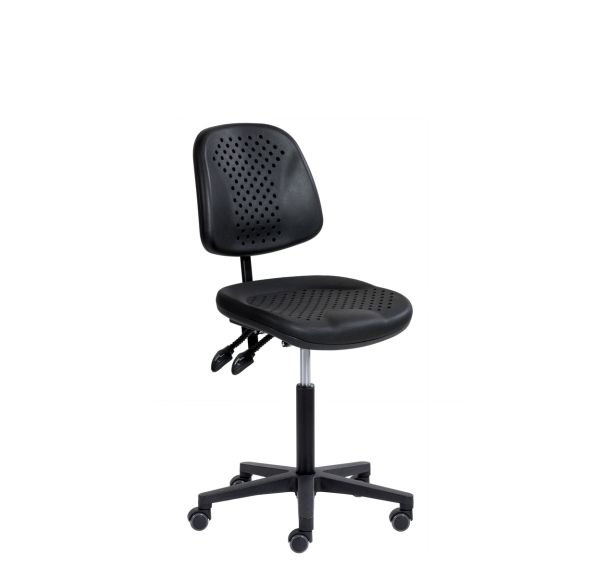 Siège Airplus ergonomique sur roulettes embase polyamide
