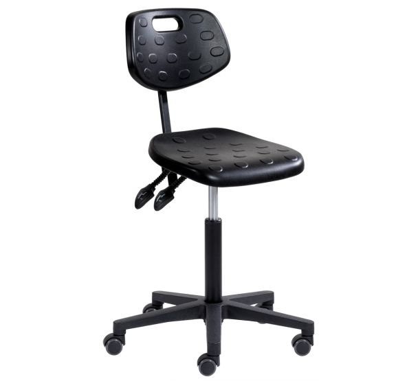 Siège ERGODYN bas roulettes profondeur réglable aluminium