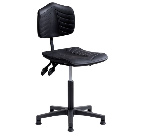Siège Ergosoft embase polyamide assise moyenne sur patins