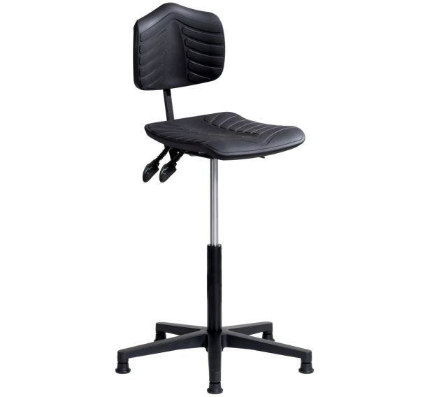 Siège Ergosoft ergonomique assise haute sur patins polyamide