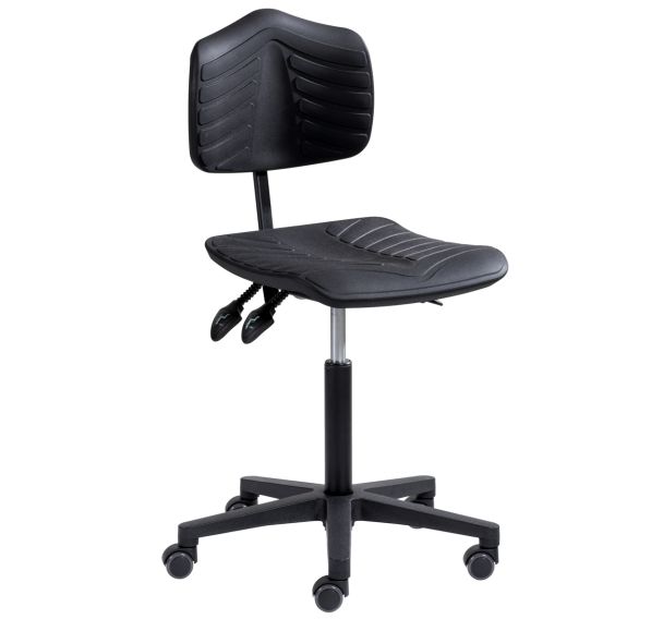 Siège Ergosoft polyamide assise moyenne roulettes