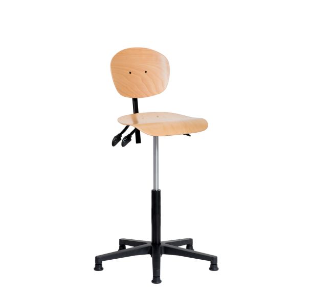Siege NATUR haut sur patins profondeur reglable polyamide - Sofame