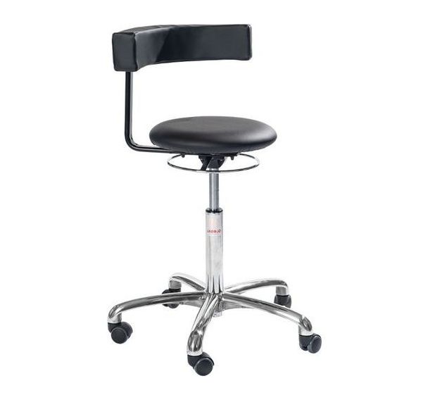 Siège Saturn 360 vérin à gaz-bas assise-dossier microfibre noir