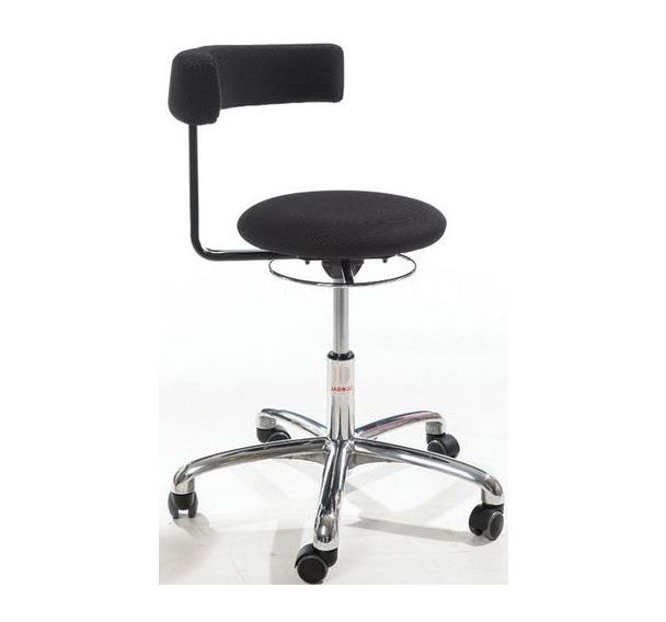 Siège Saturn 360 vérin à gaz-medium assise-dossier 3D noir