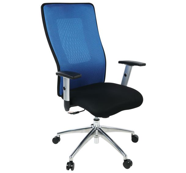 Siège bureau dossier haut Penelope - Piètement gris - Manutan Expert