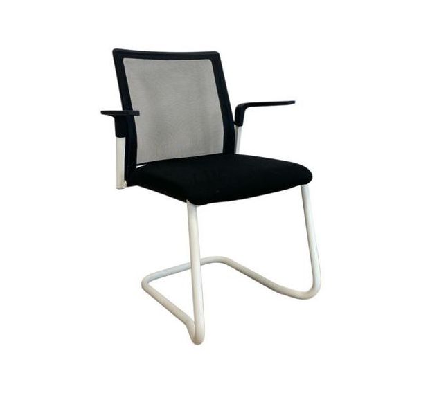 Siège d'accueil et de réunion reconditionné - Noir