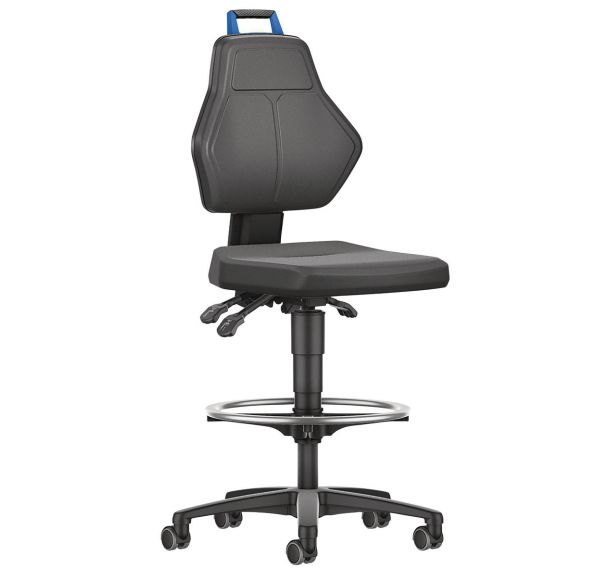 Siège d'atelier - Haut à roulettes autobloquantes - Manutan