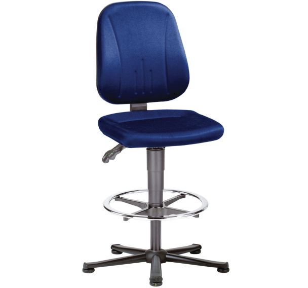 Siège d'atelier ESD Unitec avec dossier à contact permanent