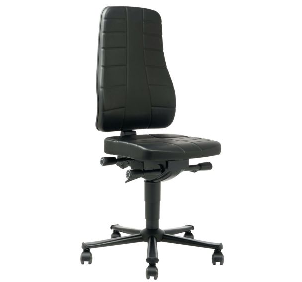 Siège d'atelier bas ergonomique All-in-One - Sur roulettes