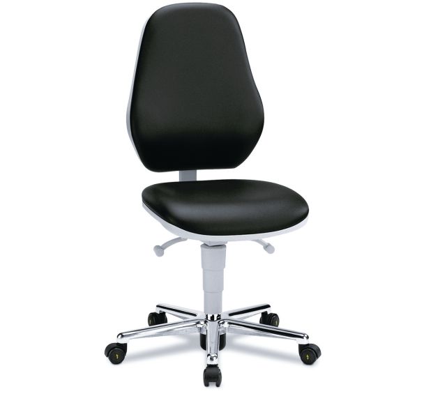 Siège d'atelier pour salle blanche ESD à contact synchrone