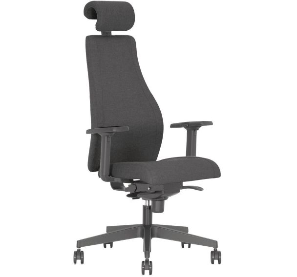 Siège de bureau Viden avec accoudoirs - Noir - Nowystyl