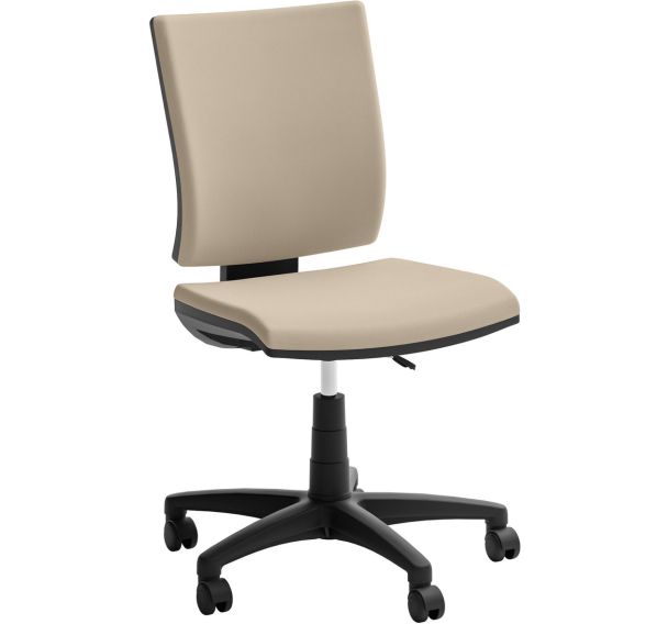 Siège de bureau bas Optima - Revêtement tissu - Quadrifoglio