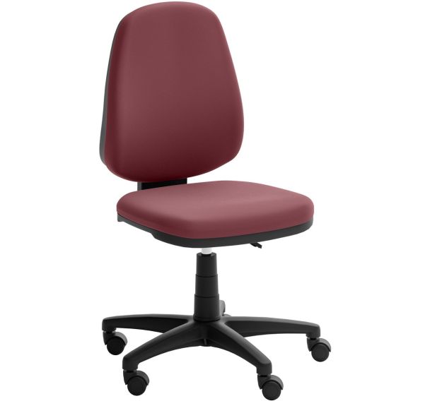 Siège de bureau bas en écocuire auto-ajustable Open - Quadrifoglio