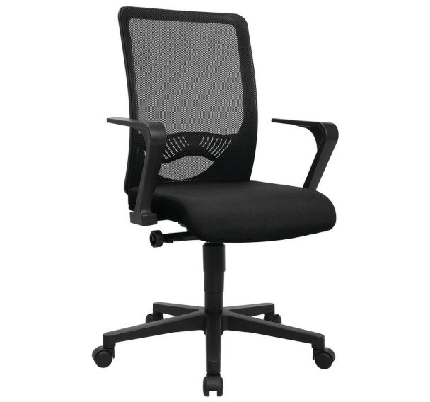 Siège de bureau ergonomique noir Eurostar 100