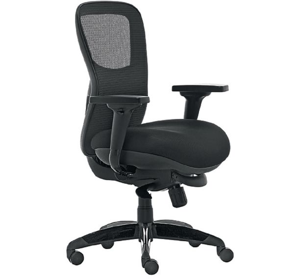 Siège de bureau ergonomique synchrone Athos - Noir