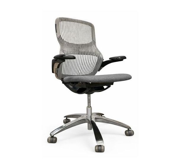 Siège de bureau reconditionné Premium – Gris clair - Knoll