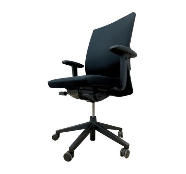 Siège de bureau reconditionné Haworth - Noir