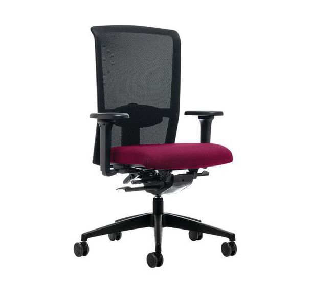 Siège de bureau synchrone LX282 NPR accoudoirs 4D - Interstuhl
