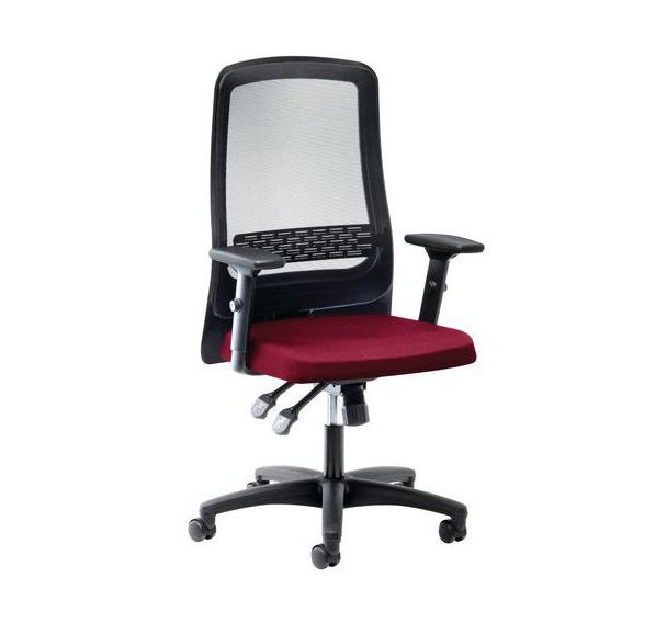 Siège de bureau avec dossier résille et soutien lombaire - Interstuhl