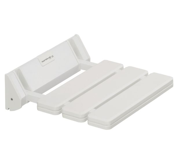 Siege de douche Relevable Biska Blanc