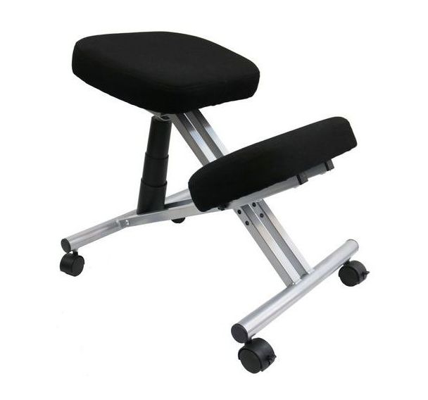 Siège ergonomique assis genoux Ergo Leg noir