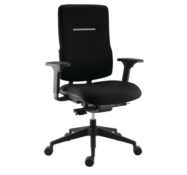 Sièges de bureau Max haut dossier synchrone tissu - Manutan Expert