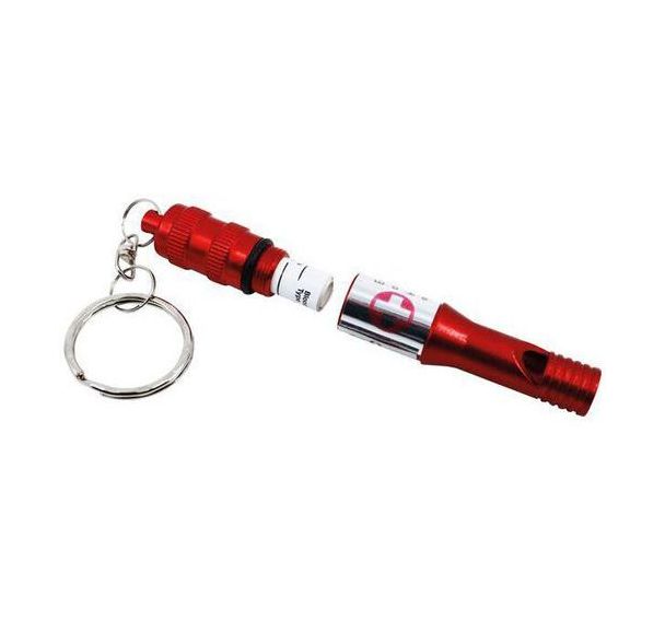 Sifflet de secours aluminium teinté