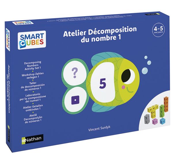 Smartcubes - atelier décomposition du nombre 1 - complément 4 enfants-Nathan