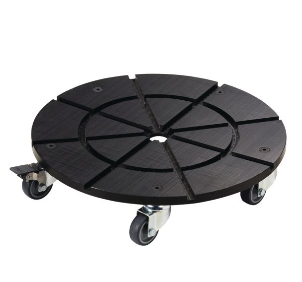 Socle à 5 Roulettes Pratik Avec Frein - 100L Noir
