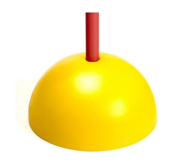 Socle lesté 1,6 kg et renforcé pour jalons de Ø 25 mm