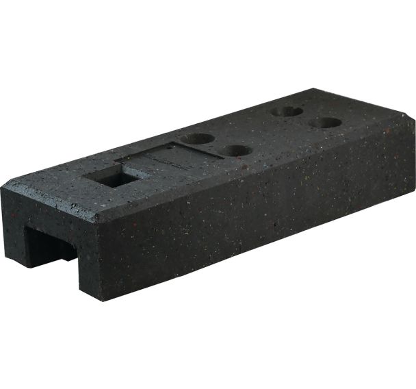 Socle pour clôture mobile L 685 H135 l:250 mm a