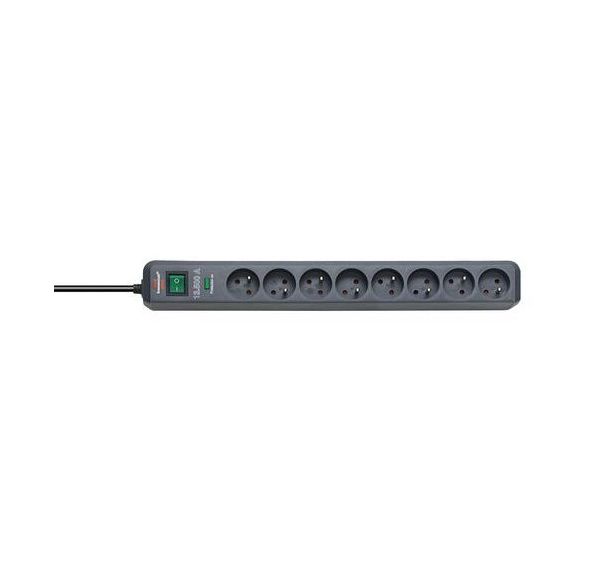 Socle prises Ecoline - Gris -  1.4 m