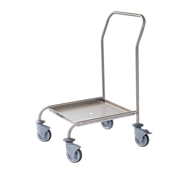 Socle rouleur pour casiers de lavage